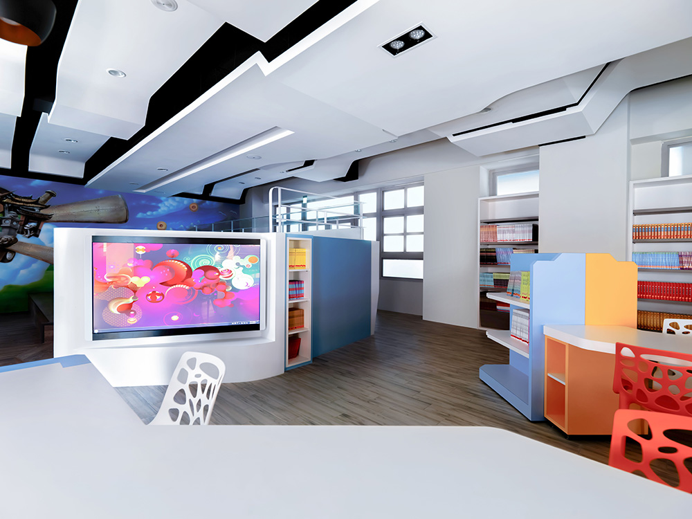 兒童遊戲空間設計：電子塗鴉螢幕