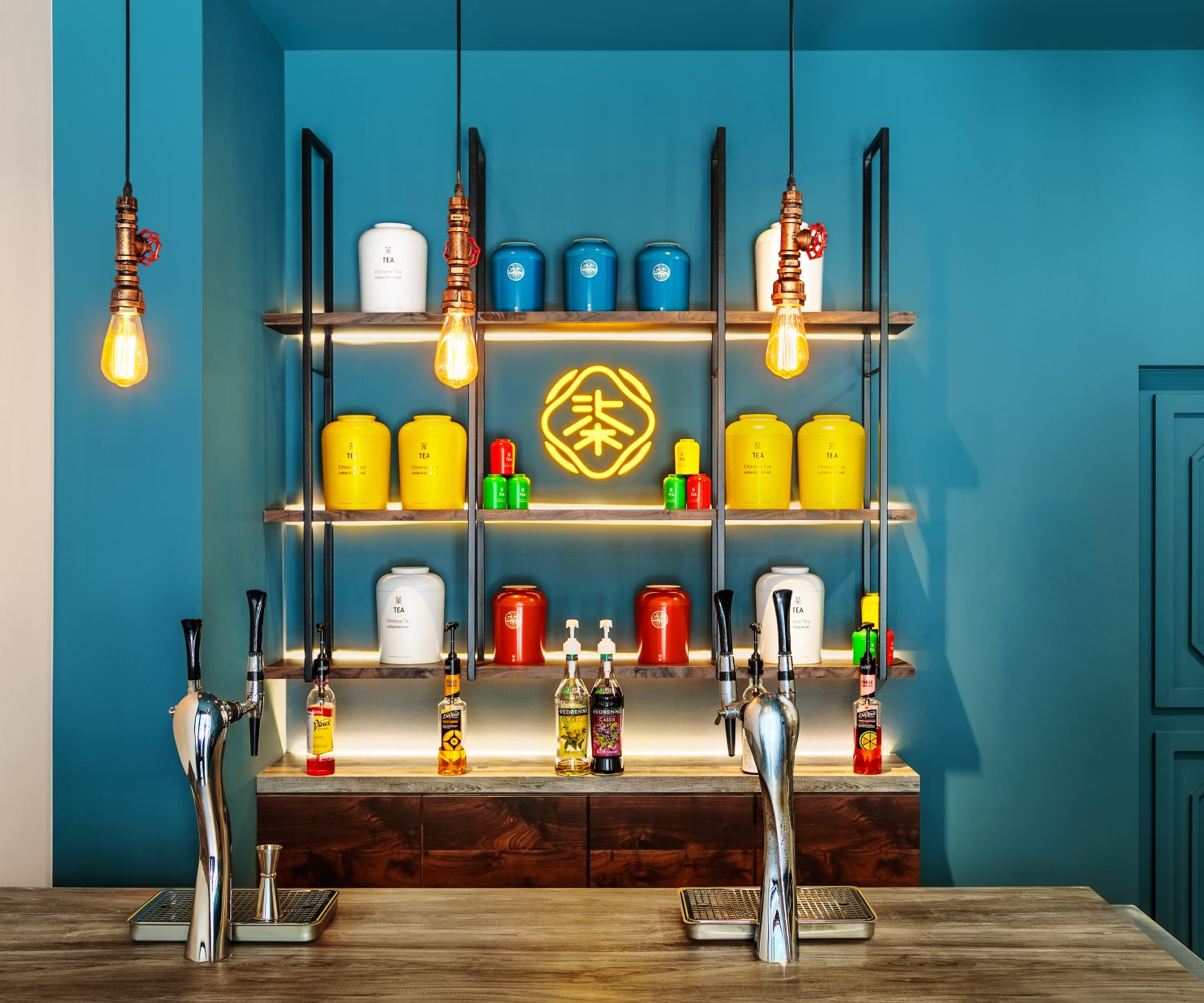 小坪數店面裝潢案例：柒品茶