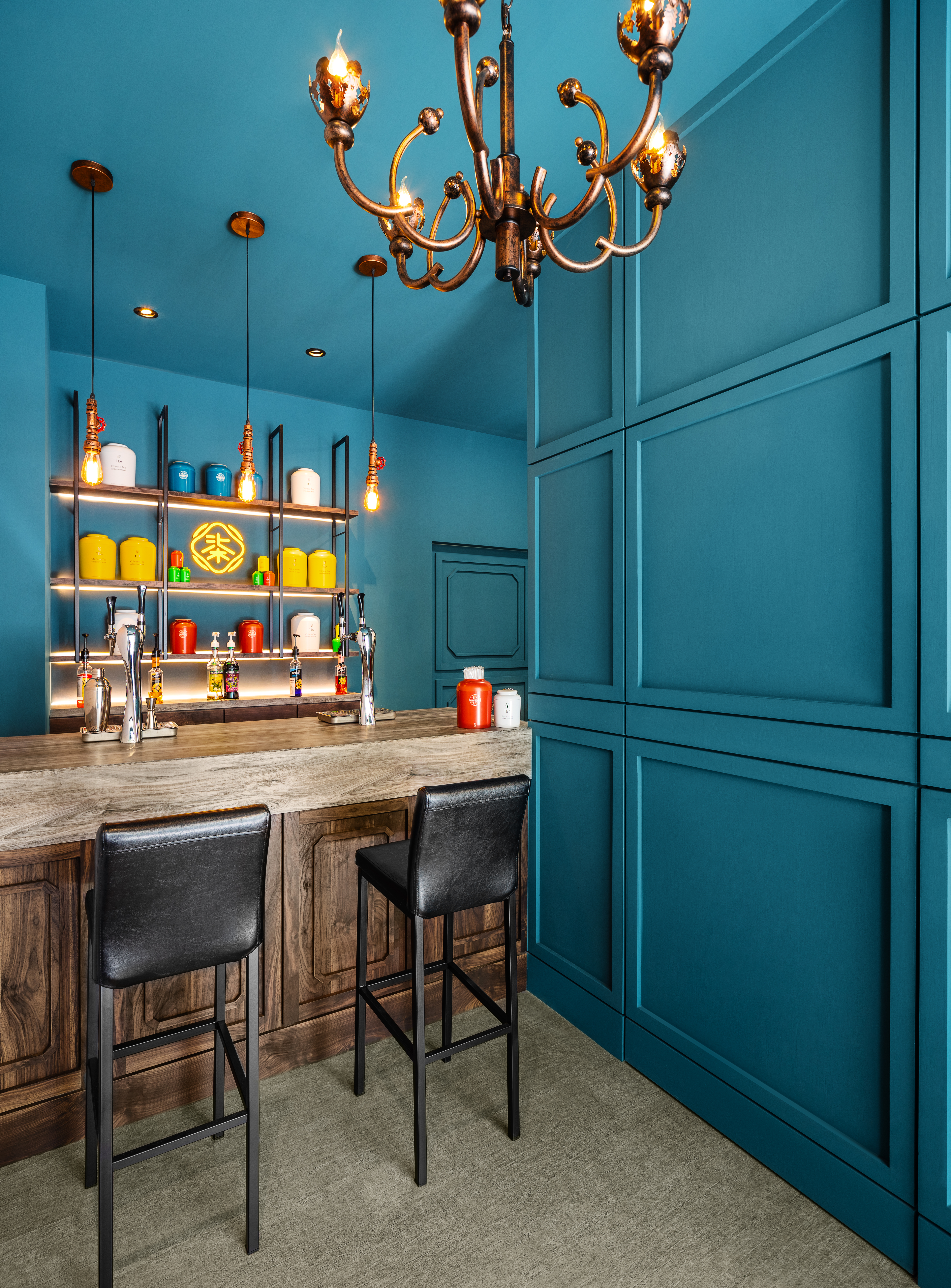 小坪數店面裝潢案例：柒品茶手搖茶飲設計3