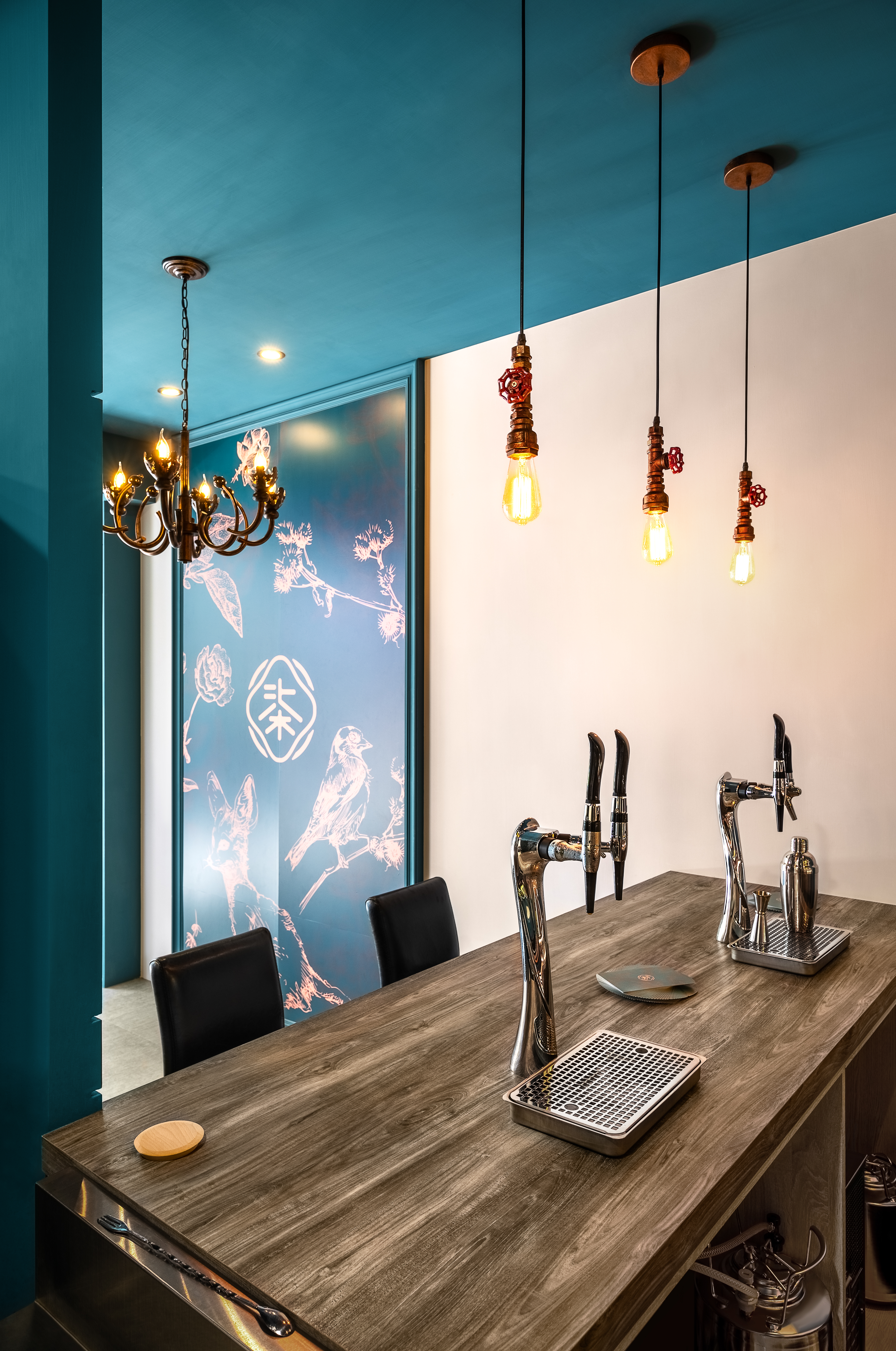 小坪數店面裝潢案例：手搖茶連鎖設計