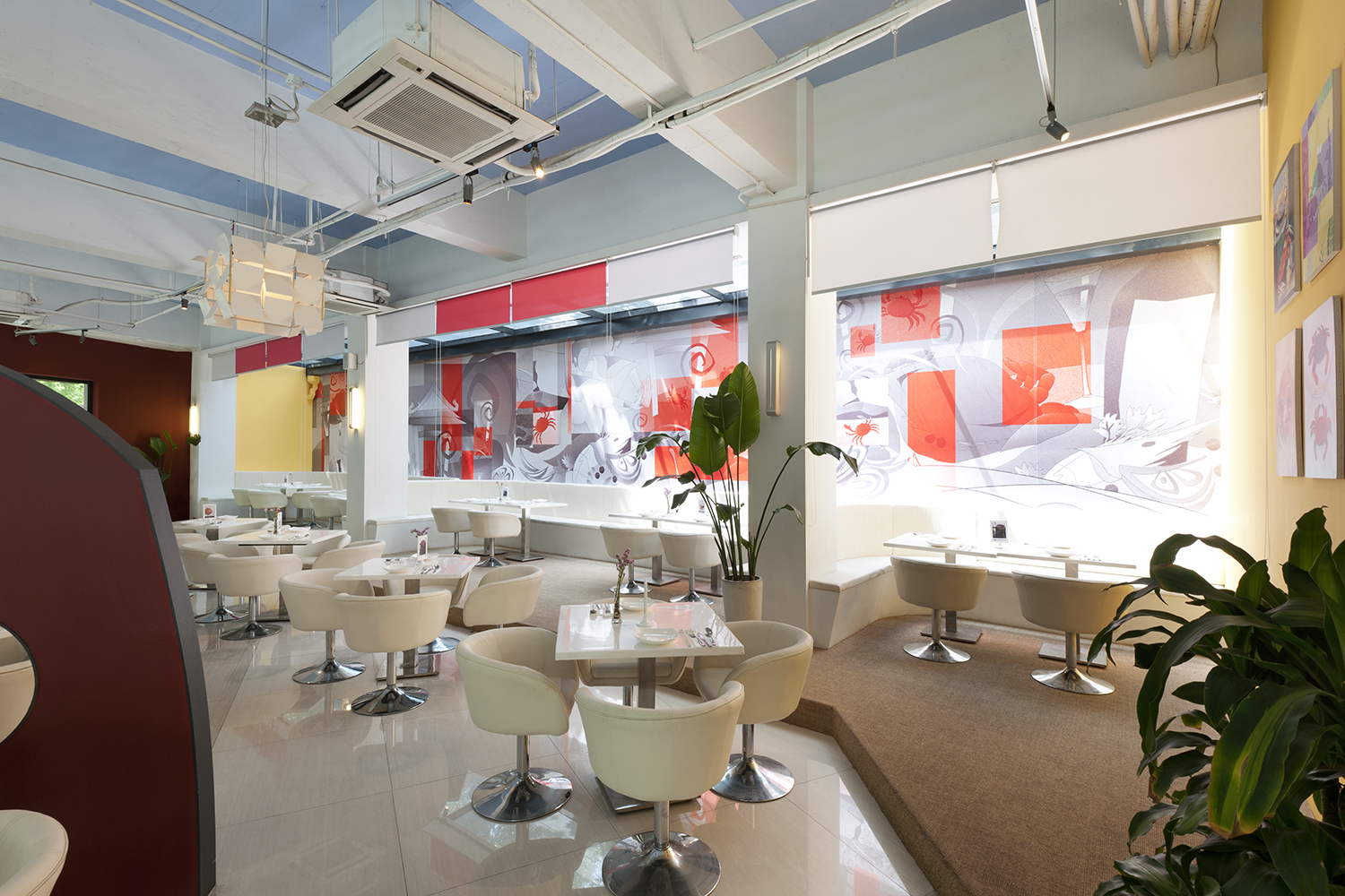 餐廳裝潢風格規劃:紅蟹屋的餐廳